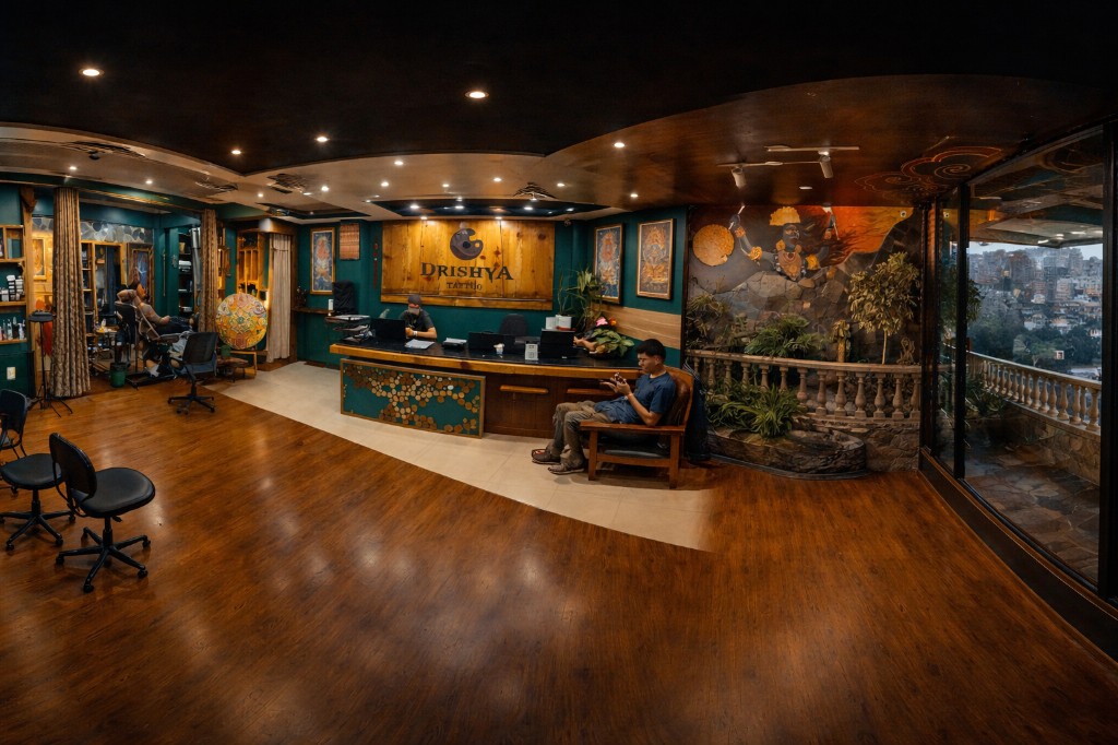 Inside Drishya Tattoo studio